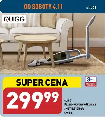 ALDI Bezprzewodowy odkurzacz akumulatorowy oferta