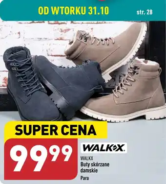 ALDI Buty skórzane damskie oferta