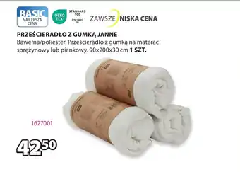 JYSK PRZEŚCIERADŁO Z GUMKĄ JANNE oferta