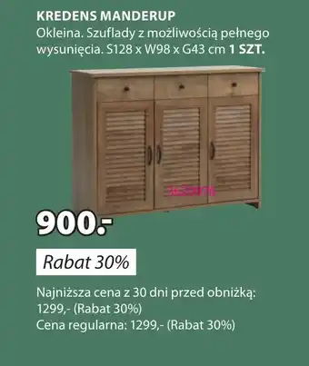 JYSK KREDENS MANDERUP oferta