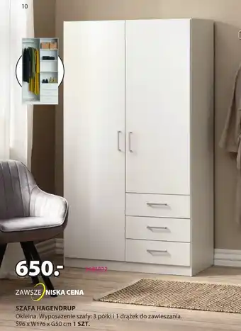 JYSK SZAFA HAGENDRUP oferta