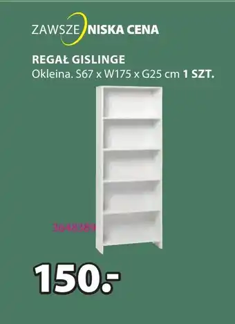 JYSK REGAŁ GISLINGE oferta