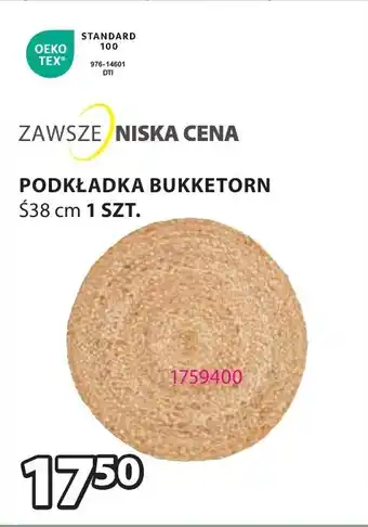 JYSK PODKŁADKA BUKKETORN oferta