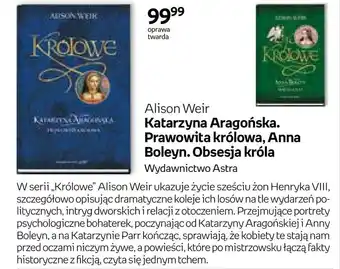 Empik Katarzyna aragońska. prawowita królowa, anna boleyn. obsesja króla oferta