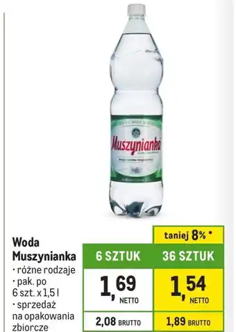 Makro Woda mineralna oferta