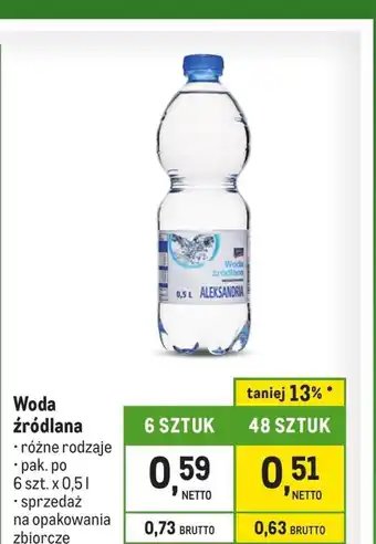 Woda źródlana