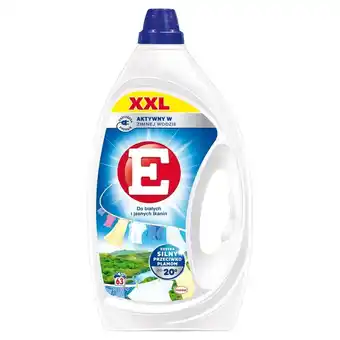 Biedronka E płynny środek do prania do białych i jasnych tkanin 2835 ml (63 prania) oferta