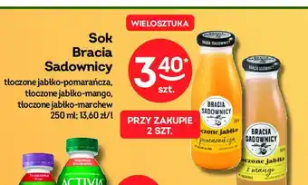 Sok tłoczony jabłko z mango
