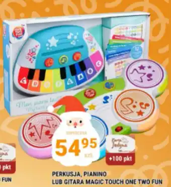 PERKUSJA, PIANINO LUB GITARA MAGIC TOUCH ONE TWO FUN