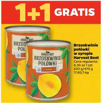 Netto Brzoskwinie połówki w syropie harvest best oferta