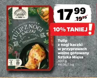 Netto Tulip z nogi kaczki w przyprawach wolno gotowany sztuka mięsa oferta