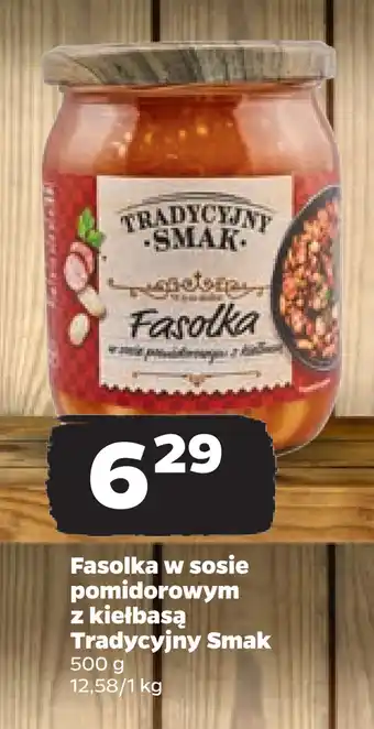 Netto Fasolka w sosie pomidorowym z kiełbasą tradycyjny smak oferta