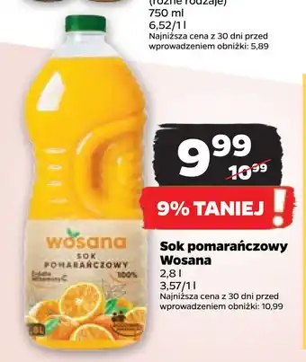 Netto Sok pomarańczowy wosana oferta