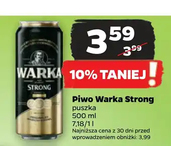 Netto Piwo warka strong oferta