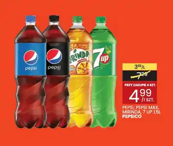 Wafelek PEPSI, PEPSI MAX, MIRINDA, 7 UP 1,5L oferta