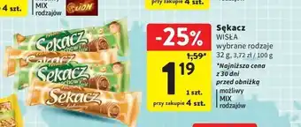 Auchan Sękacz kakaowy 1 SZT 32 G oferta