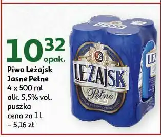 Auchan Piwo 1 OPAK 4 PUSZ 500 ML oferta