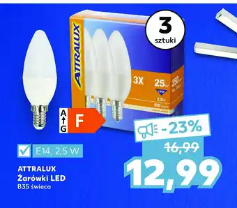 Kaufland Żarówki led 25w świeca 1 OPAK 3 SZT oferta