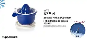 Tupperware Zestaw Finezja Cytrusik i Mini Miska do ciasta oferta