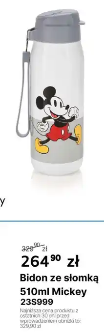 Bidon ze słomką 510ml Mickey