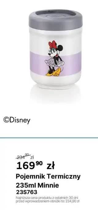 Tupperware Pojemnik Termiczny 235ml Minnie oferta