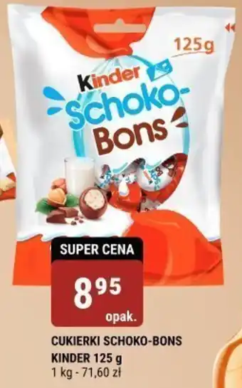bi1 CUKIERKI SCHOKO-BONS KINDER 125 g oferta