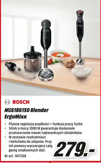 MS61B6150 Blender ErgoMixx