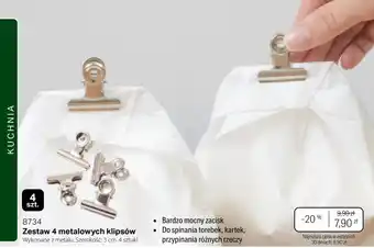 BetterStyle Zestaw 4 metalowych klipsów oferta