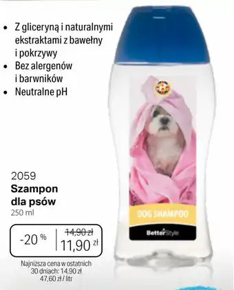 BetterStyle Szampon dla psów 250 ml oferta