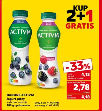 Kaufland DANONE ACTIVIA Jogurt pitny 280 g oferta