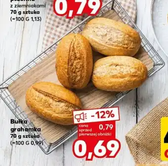 Kaufland Bułka grahamka 70 g sztuka oferta