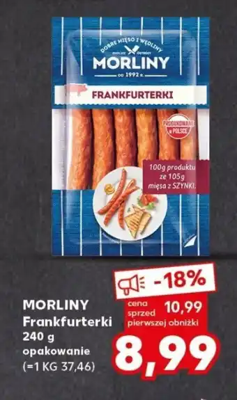 Kaufland MORLINY Frankfurterki 240 g oferta
