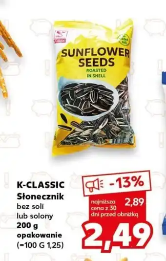 Kaufland K-CLASSIC Słonecznik 200 g oferta