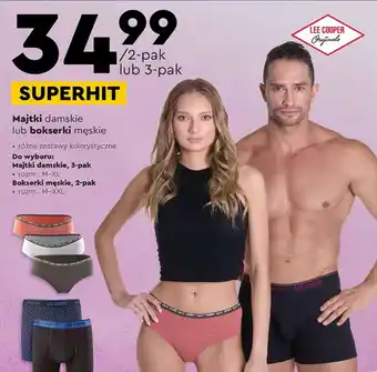 Biedronka Majtki damskie lub bokserki męskie oferta