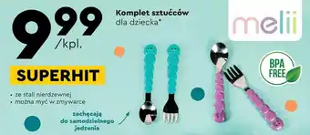 Biedronka Komplet sztućców dla dziecka oferta