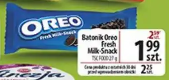 Batonik Oreo Fresh Milk-Snack 27g