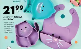 Biedronka Silikonowy talerzyk lub śliniak oferta