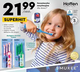 Biedronka Szczoteczka oscylacyjna dla dzieci oferta