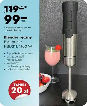Biedronka Blender ręczny Blaupunkt oferta