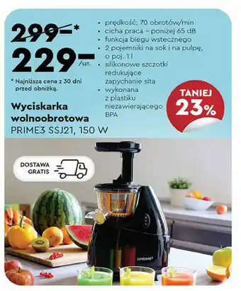 Biedronka Wyciskarka ssj21 oferta