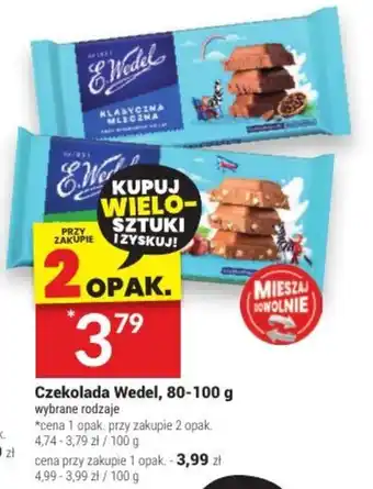 Twój Market Czekolada Wedel, 80-100 g oferta