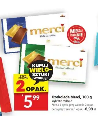 Twój Market Czekolada Merci, 100 g oferta