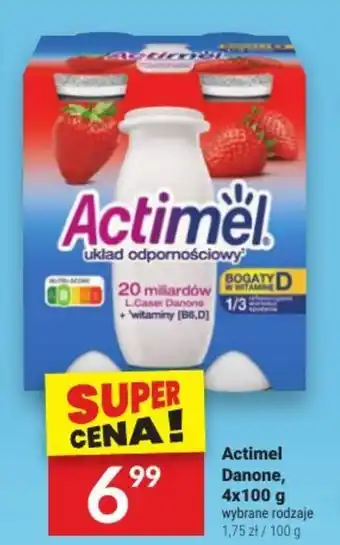 Twój Market Actimel Danone, 4x100 g oferta