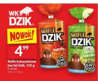 wafle kukurydziane low fat Dzik, 125 g