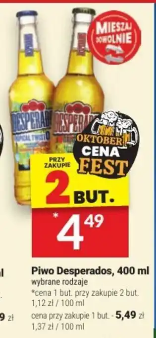 Twój Market Piwo Desperados, 400 ml oferta