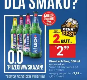 Twój Market Piwo Lech Free, 500 ml oferta