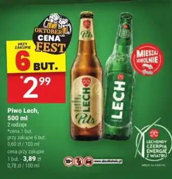 Twój Market Piwo Lech, 500 ml oferta