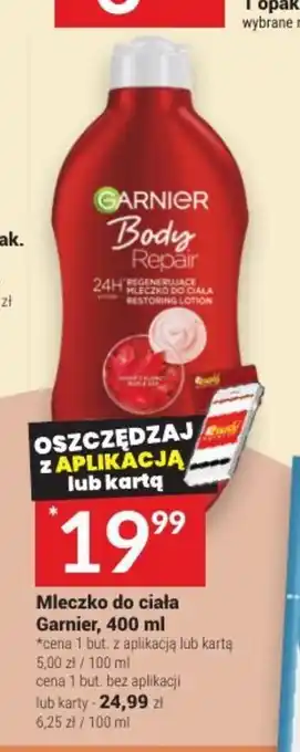 Twój Market Mleczko do ciała Garnier, 400 ml oferta