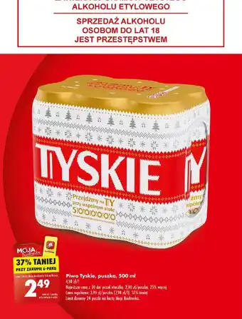 Biedronka Piwo Tyskie, puszka, 500 ml oferta