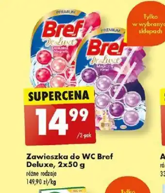 Biedronka Zawieszka do WC Bref Deluxe, 2x50 g oferta